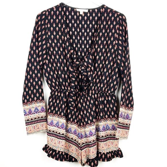 illa illa Black Isle Romper Sz L - Picture 1 of 7